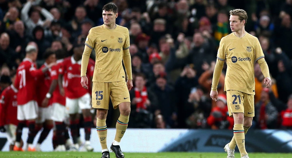El Barça no pudo contener la energía del Manchester United.