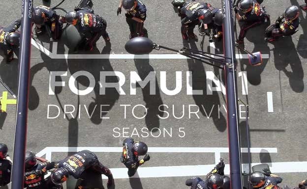 Imagen promocional de Drive to survive. Netflix