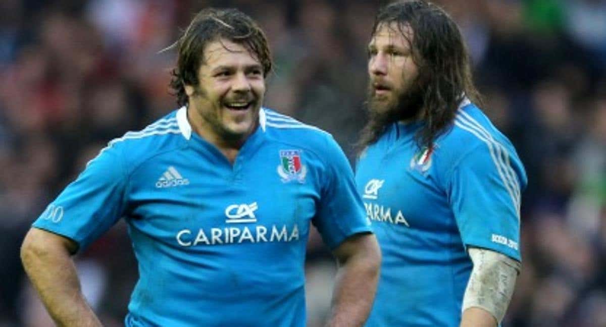Andrea Lo Cicero jugando para Italia. /Six Nations Rugby