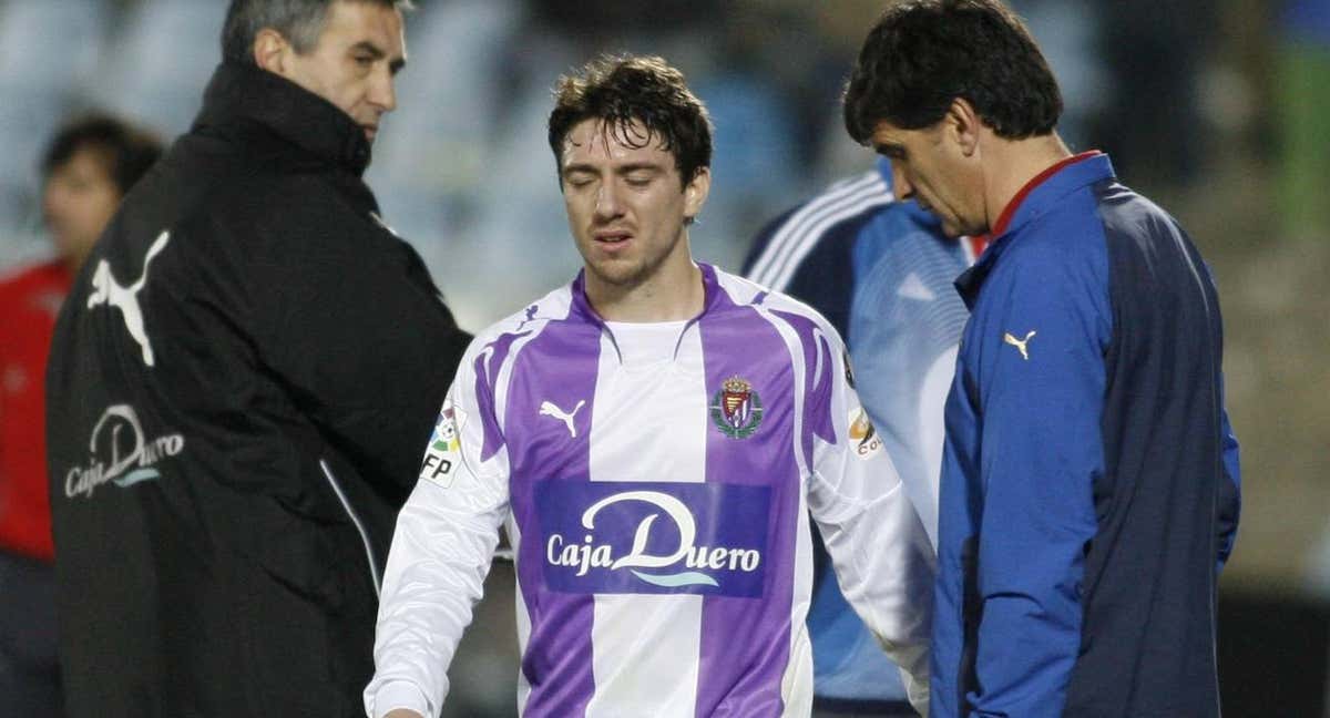 Sisi era una sustitución habitual de Mendilibar en su etapa en el Valladolid. /EL NORTE DE CASTILLA