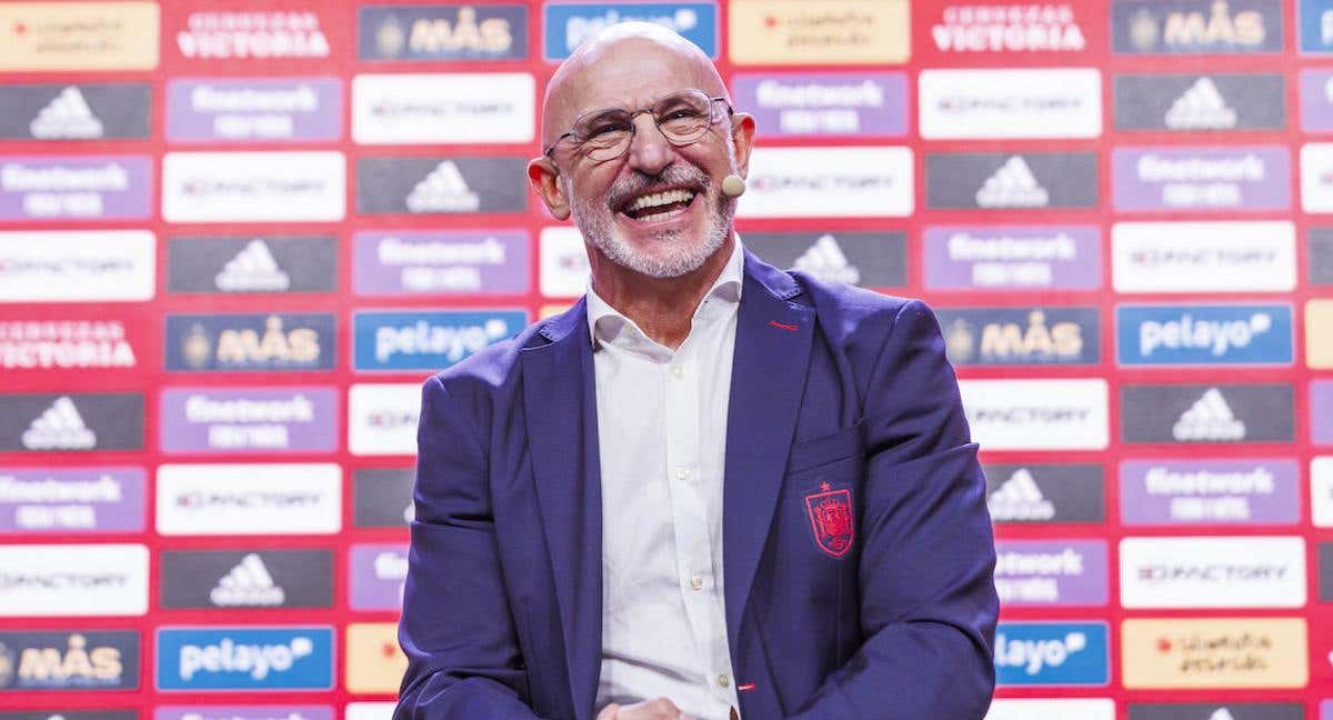 Luis de la Fuente, durante su presentación con la Selección española./SEFUTBOL