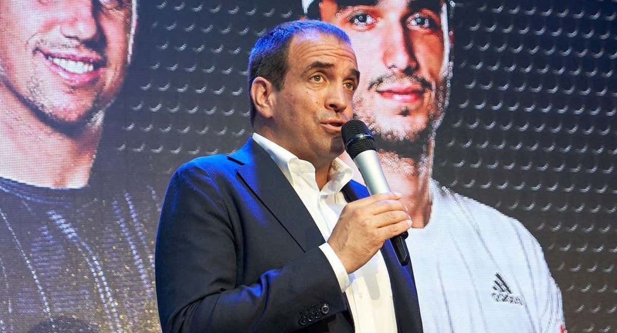Luigi Carraro en la presentación del P1 de Madrid. /INSTAGRAM