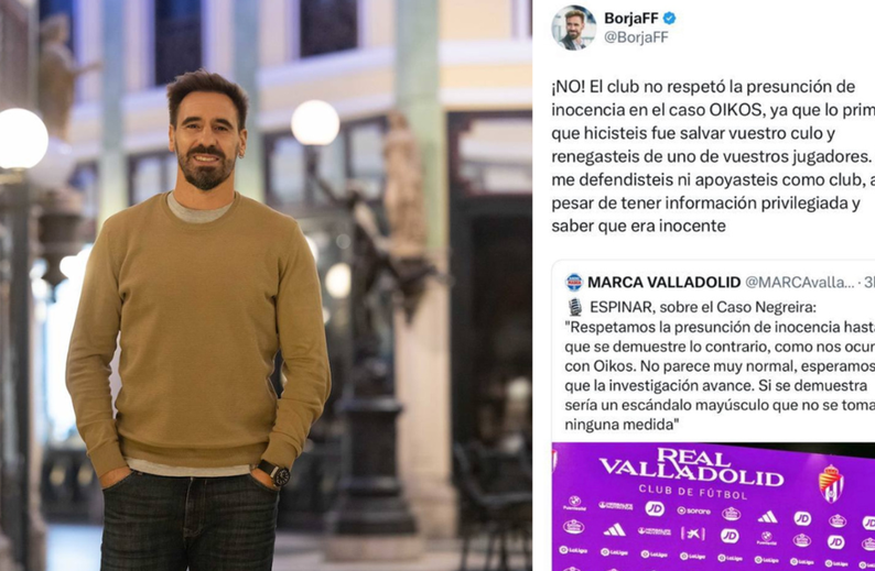 Borja y los motivos para cargar contra el Valladolid: «Me he quedado a gusto, sentía que tenía que contestar»