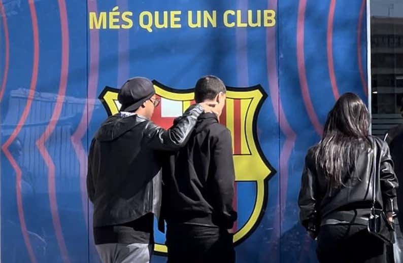 Reunión Ronaldinho-Laporta para cerrar el fichaje de su hijo por el Barcelona
