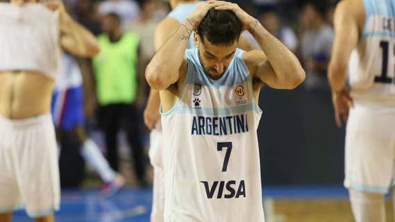 Facundo Campazzo lamenta la eliminación de Argentina./Efe