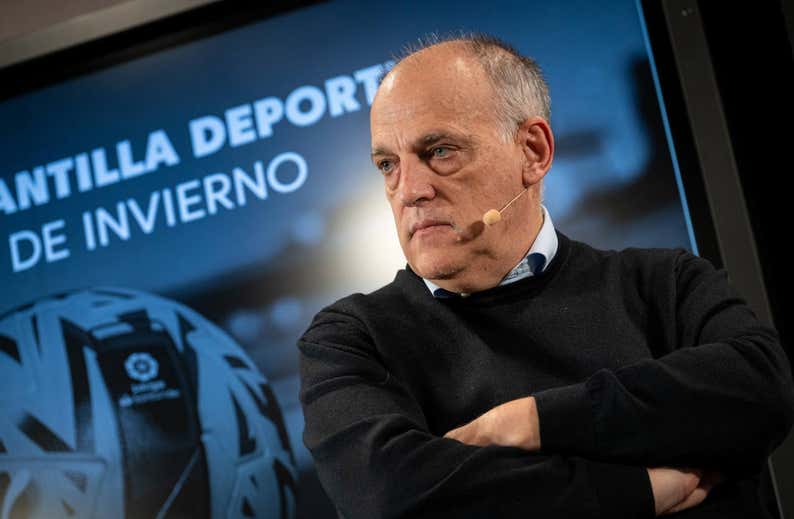 Tebas: «No envidiamos a la Premier League»