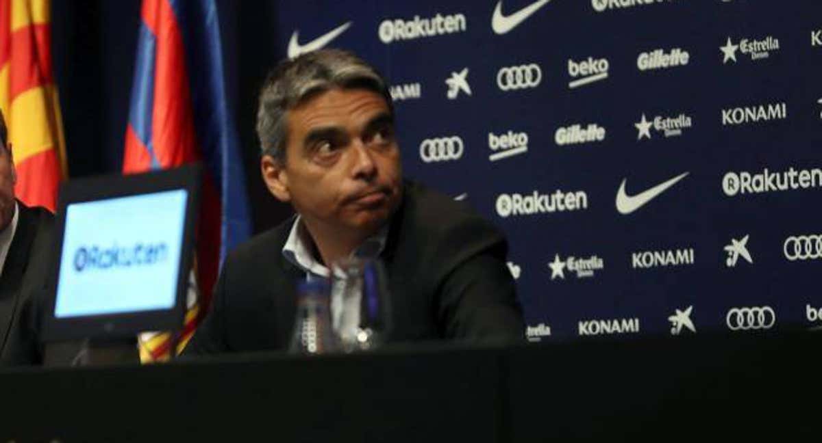 Albert Soler, en su etapa como directivo del Barça.