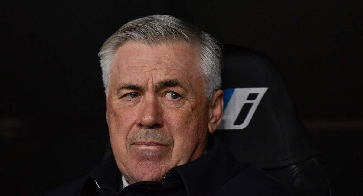 Ancelotti, en el duelo contra el Barça./GETTY