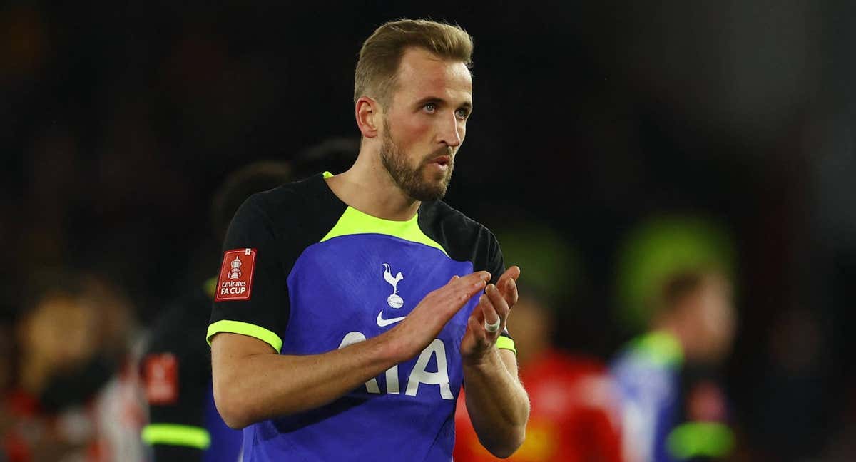 Harry Kane, delantero del Tottenham./REUTERS