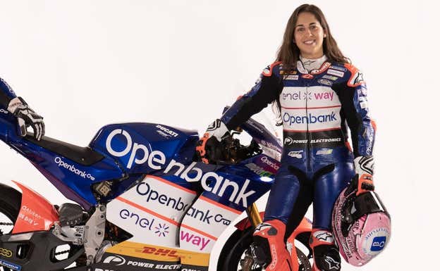 María Herrera, piloto del Aspar Team en MotoE 2023.  Aspar Team