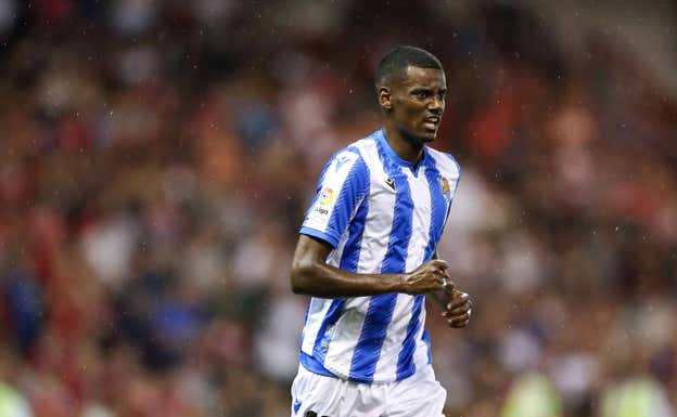 Alexander Isak en su primera temporada como jugador de la Real Sociedad  GETTY IMAGES