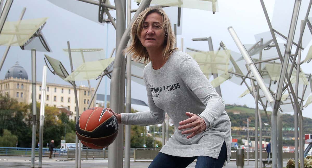 Isabel Iturbe, presidenta de Bilbao Basket. /IGNACIO PÉREZ/EL CORREO