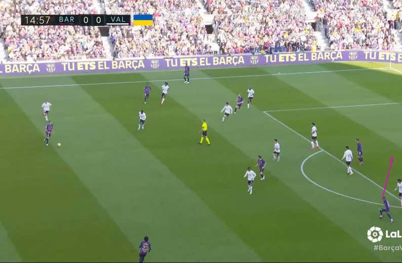 Así es el movimiento ganador de Raphinha que le hace único en el Barça