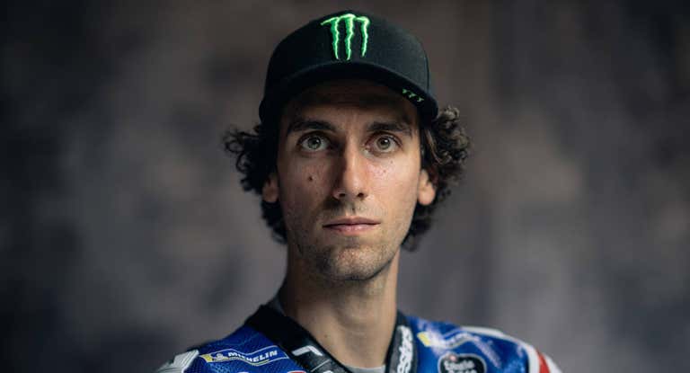 Álex Rins en sus nuevos colores de LCR Honda Castrol.