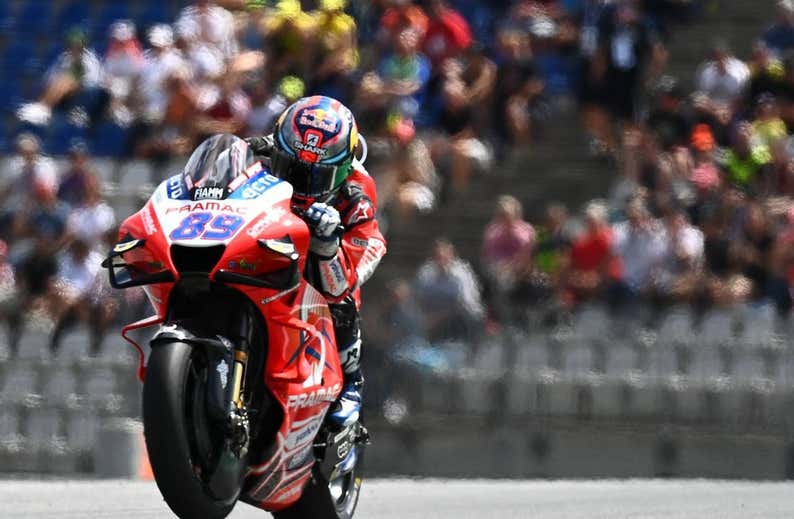 ¿Cuál es el récord de velocidad punta en MotoGP?