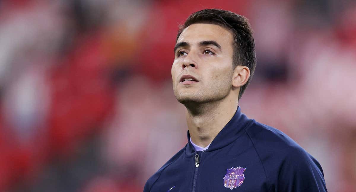 Eric Garcia, en San Mamés en agosto del 2021.