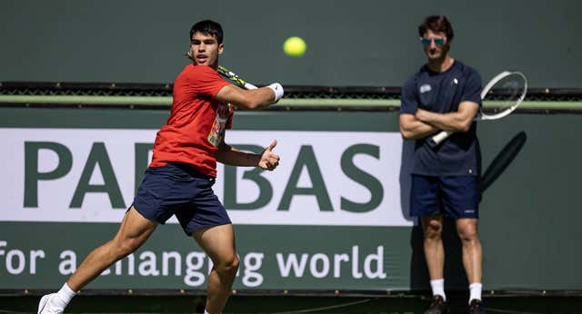Carlos Alcaraz aterriza en Indian Wells al 100%: «Estoy a ‘full’ y sin dolor»