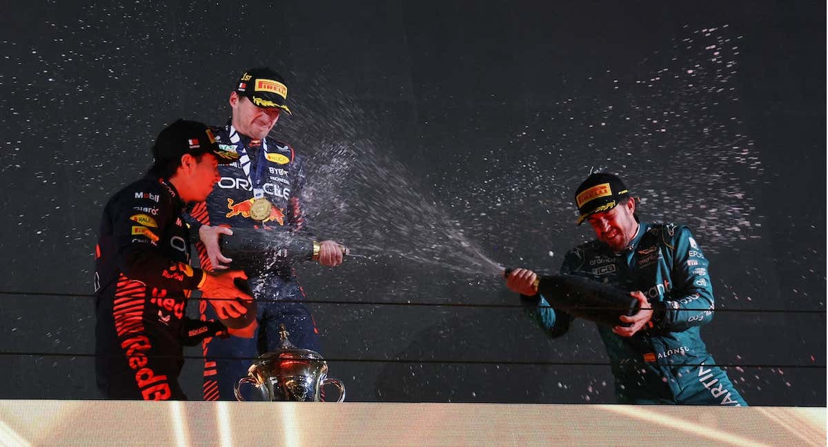 Podio de Fórmula 1./Reuters