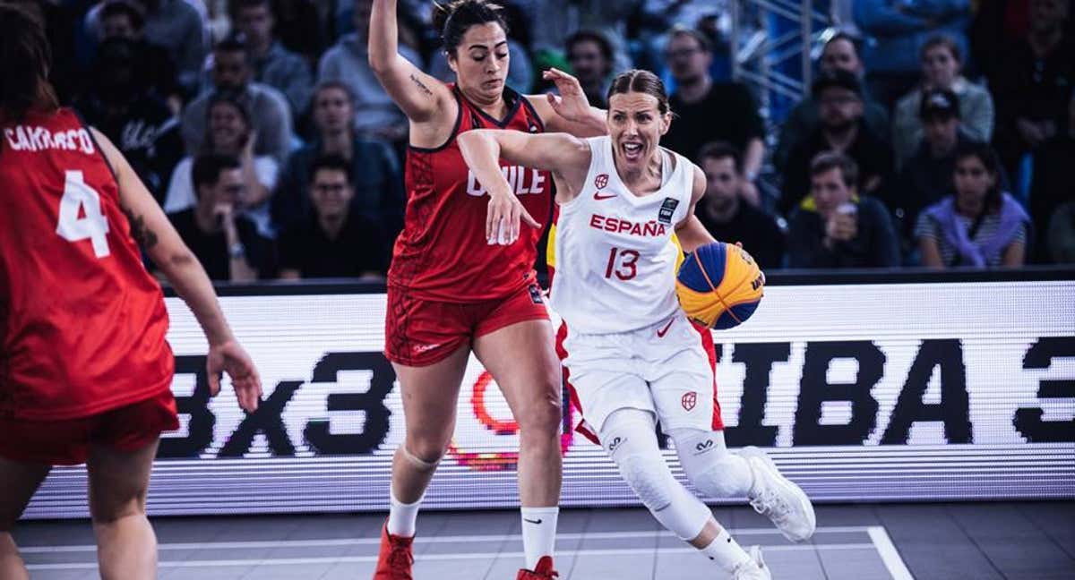 Sandra Ygueravide, en un partido del último Mundial.