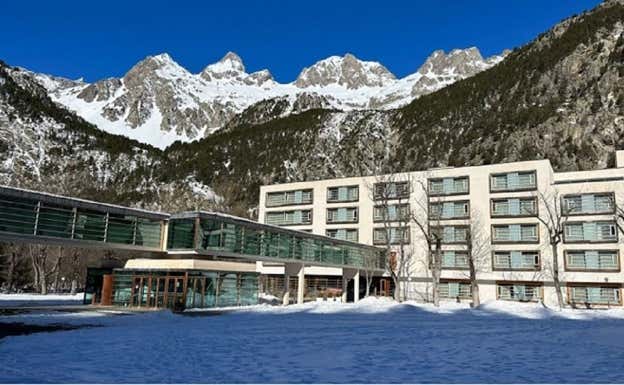 Una imagen del hotel Continental. Balneario Panticosa