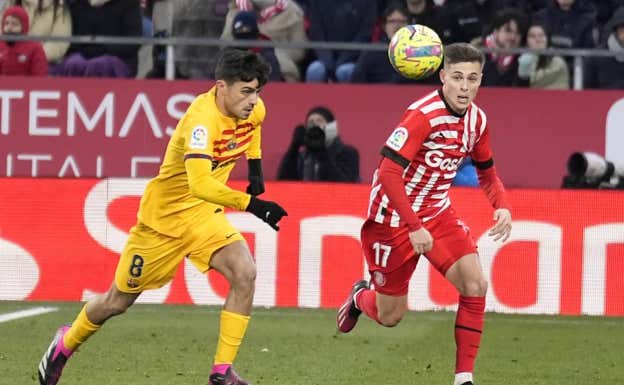 Rodrigo Riquelme, esta temporada contra el Barça  EFE
