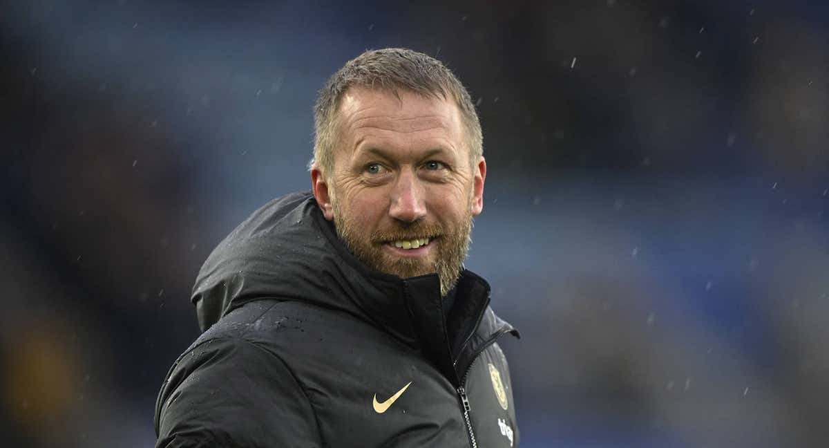 Potter al término del partido.