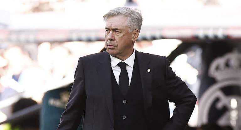 Carlo Ancelotti durante el Real Madrid-Espanyol.