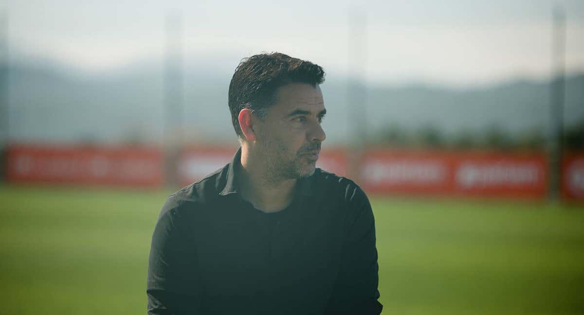 Michel durante la entrevista en Caldes /Álex Corral
