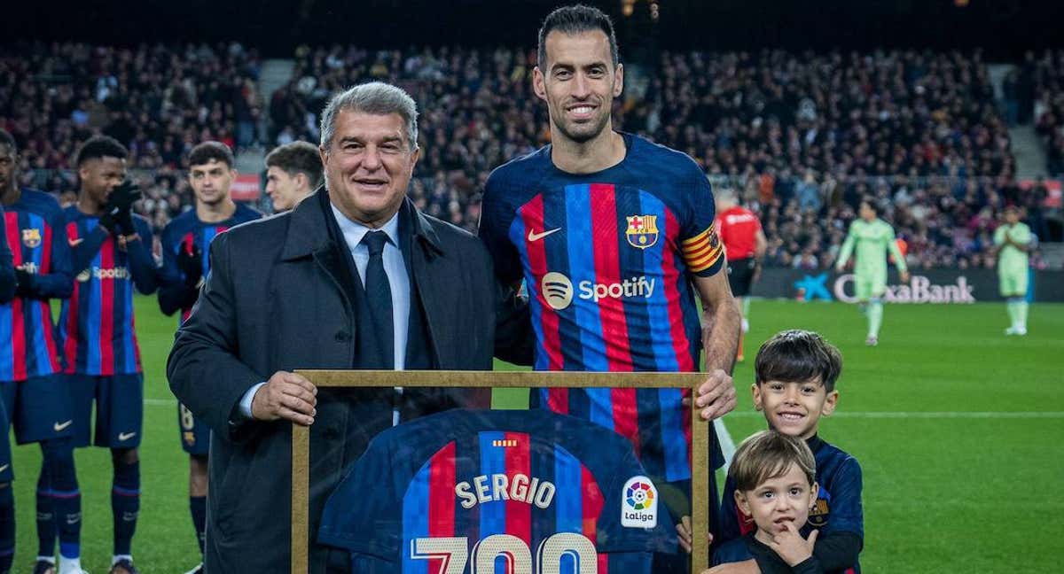 El futuro de Busquets aún sigue en el aire. /FC BARCELONA