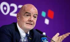Gianni Infantino, reelegido presidente de la FIFA por aclamación