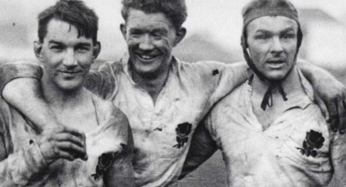 El Barón Wakefield (derecha) junto a dos compañeros en los años 20.