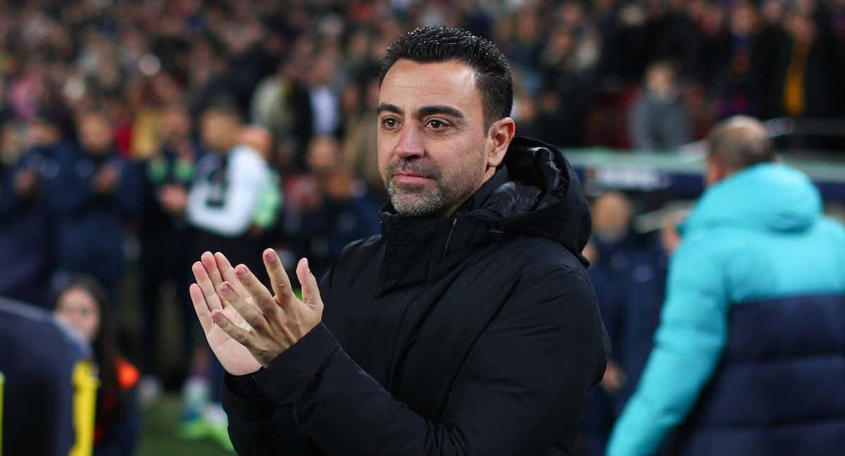 Xavi, en el Camp Nou./GETTY