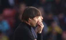 Incendiaria rueda de prensa de Conte tras el empate del Tottenham: «20 años con Levy y no ganaron nada»