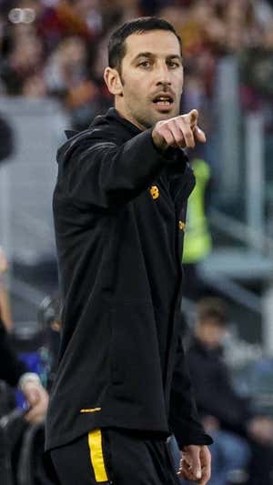 Foti da instrucciones durante un partido de la Roma. EFE