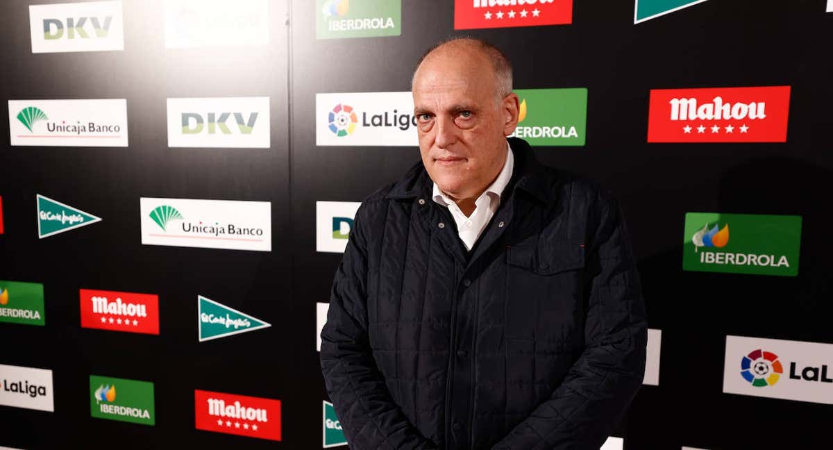 Javier Tebas, en una imagen de archivo.