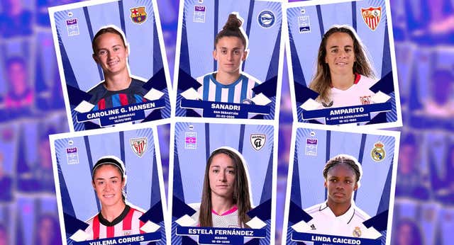 Ninguna futbolista de la Liga F sin cromo: Relevo diseña los 165 que faltaban