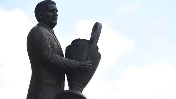 Estatua de Jock Stein en Glasgow./Getty Images