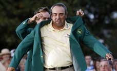 Ángel Cabrera y su camino a la cárcel con la chaqueta verde del Masters de Augusta