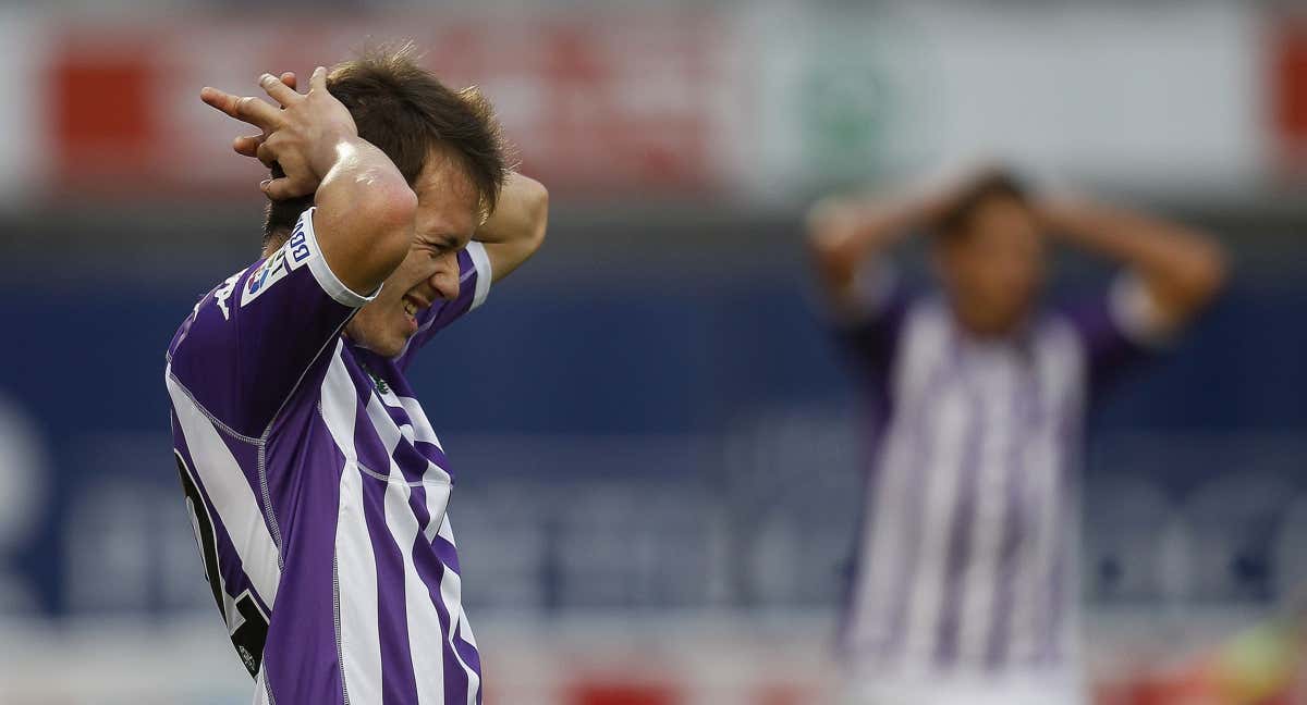 Víctor Mongil jugando con el Valladolid en 2011. /EL NORTE DE CASTILLA