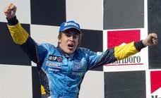 Cuándo y en qué país ganó Fernando Alonso su primer Gran Premio de F1