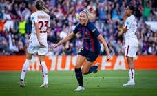 No hay nada que le guste más a Fridolina Rolfö que jugar en el Camp Nou