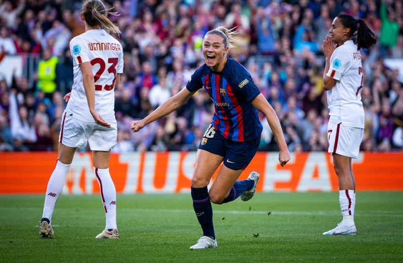 No hay nada que le guste más a Rolfö que jugar en el Camp Nou