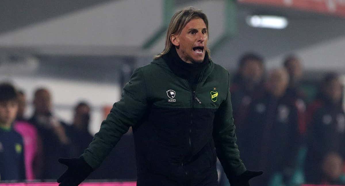 Beccacece, en su etapa de entrenador de Defensa y Justicia.
