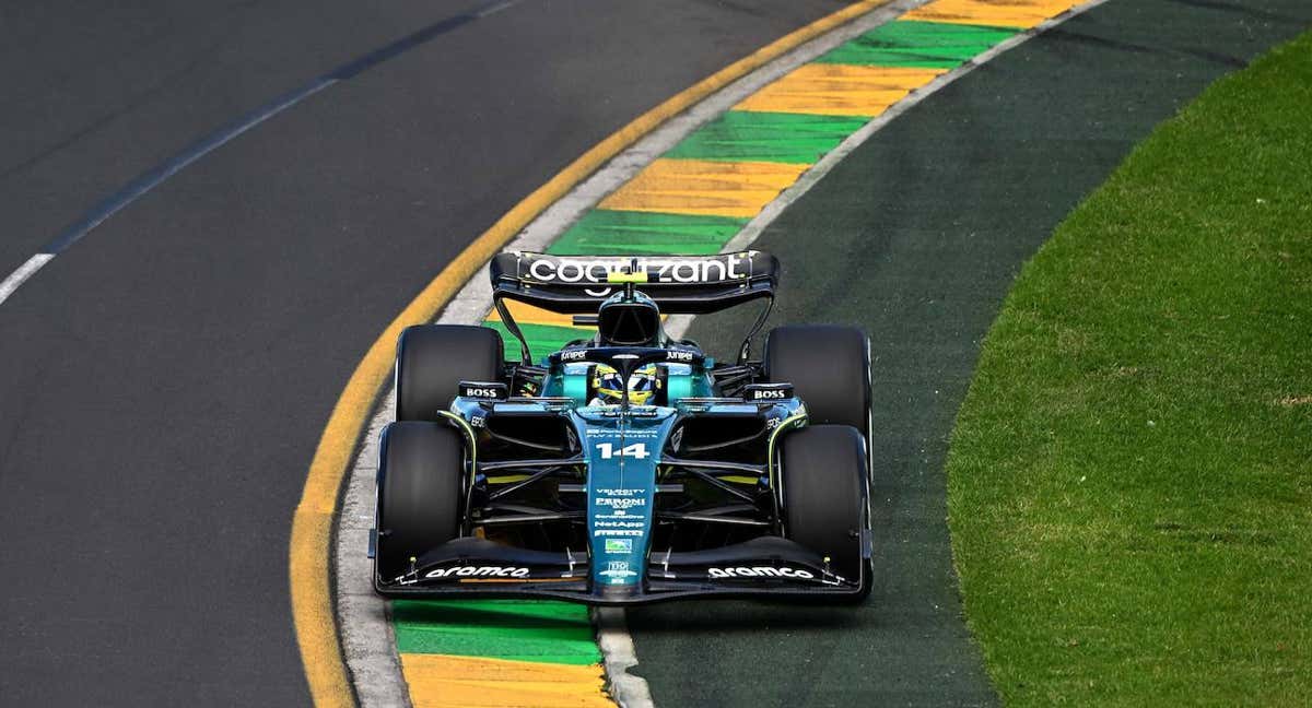 Fernando Alonso, hoy, en Australia.