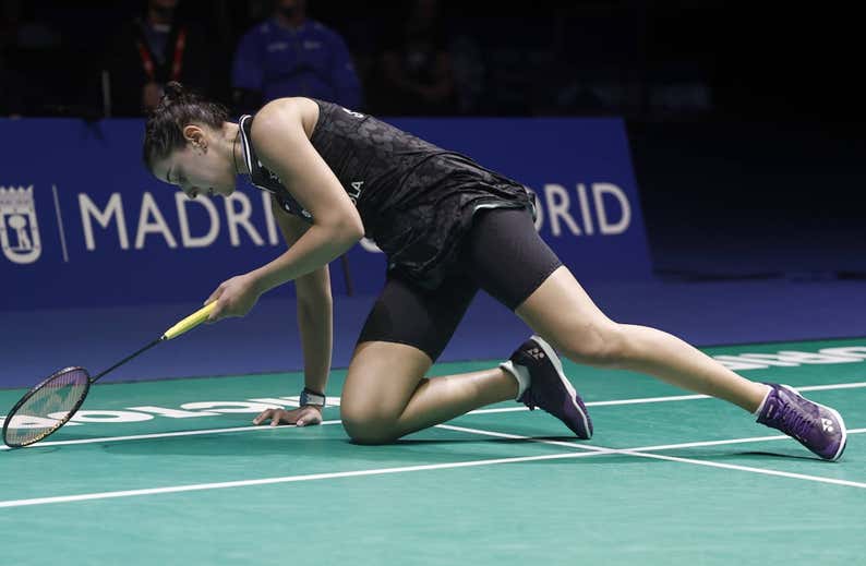 Carolina Marín, tras caer eliminada en Madrid: «Sufrí una pérdida muy importante, estaba bloqueada»