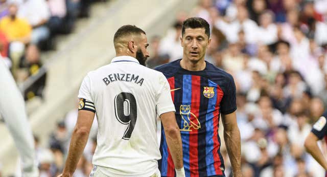 El pulso Benzema-Lewandowski se enciende antes del Clásico
