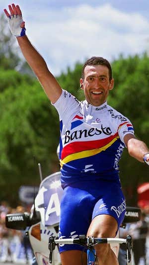 Chente García Acosta, vencedor de etapa en el Tour del 2000.  AFP / P. KOVARIK