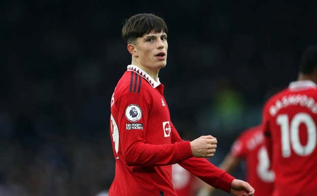 Alejandro Garnacho, futbolista del Manchester United. ABC