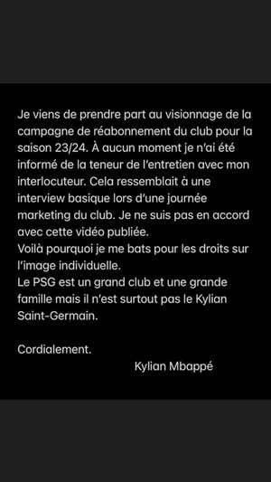Tremendo palo de Mbappé al PSG: «Esto no es el Kylian Saint-Germain»