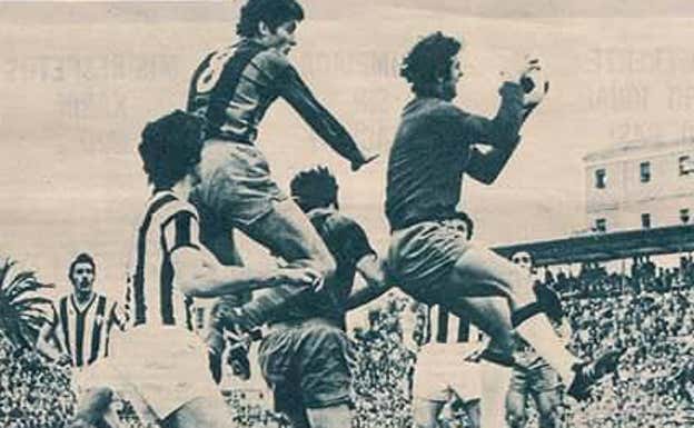 Imagen de aquel Castellón-Barcelona de 1973.